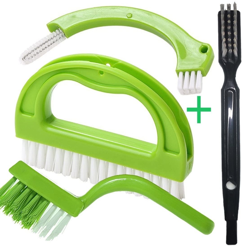 Kitchen Bathroom Cleaning Tile Joint Brush ABS Plastic Green