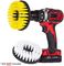 2pcs 12.7cm Soft Bristle Drill Brush Set For Carpet Golden Type