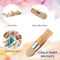 Diameter 50mm Chalk Paint Brush Set 6pcs 100% Natural Bristle Wax Brush